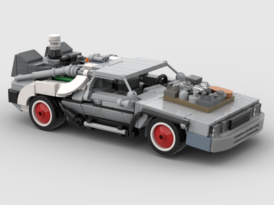 Custom Lego moc Back to the Future DeLorean – Complete Trilogy Edition