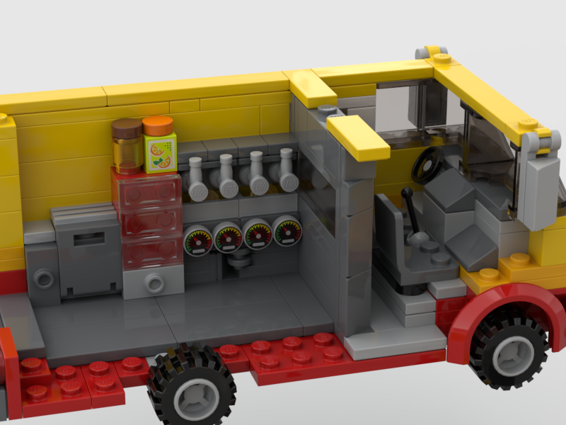 Custom Lego moc Hot Dog Food Truck: