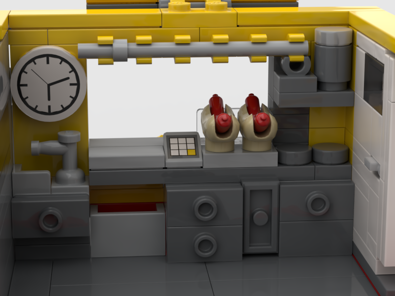 Custom Lego moc Hot Dog Food Truck: