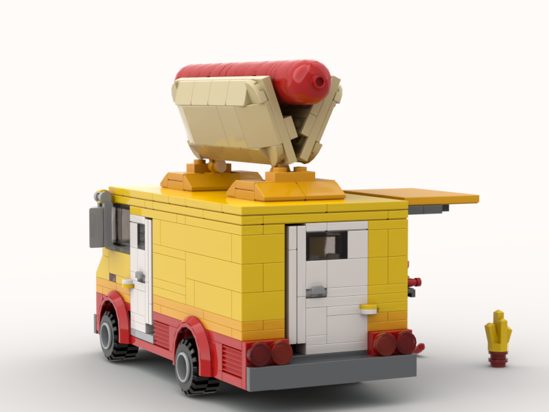 Custom Lego moc Hot Dog Food Truck: