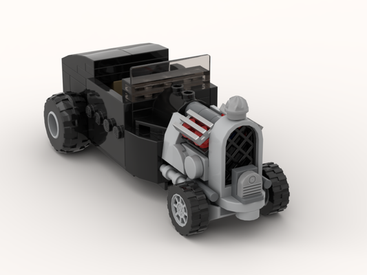 Custom Lego moc Black Hot Rod