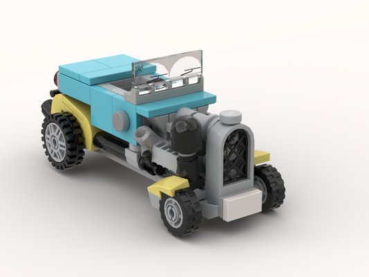 Custom Lego moc Classic Hot Rod (1950s/1960s-Inspired)