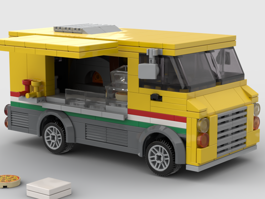 Custom Lego moc Pizza Food Truck