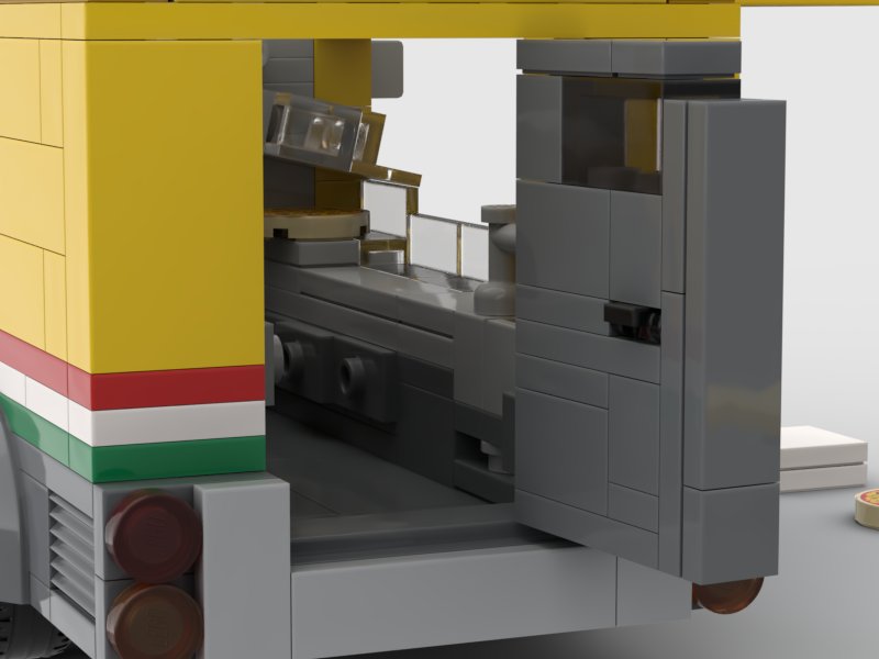 Custom Lego moc Pizza Food Truck