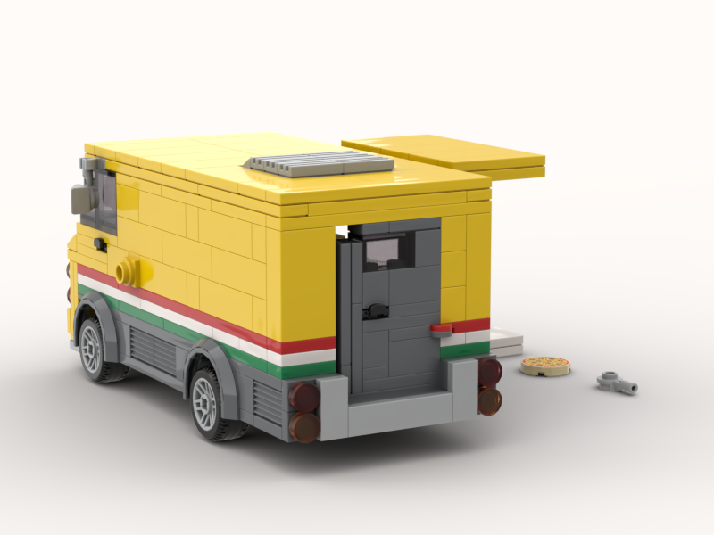 Custom Lego moc Pizza Food Truck