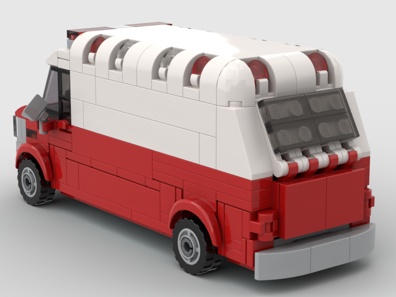 Custom Lego moc Late 70s Early 80s Chevrolet Van