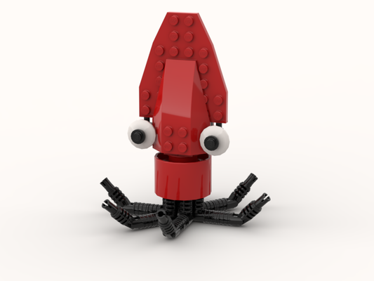 Custom Lego moc Mr. Munchy / Giant Alien Cyborg Man-Eating Squid