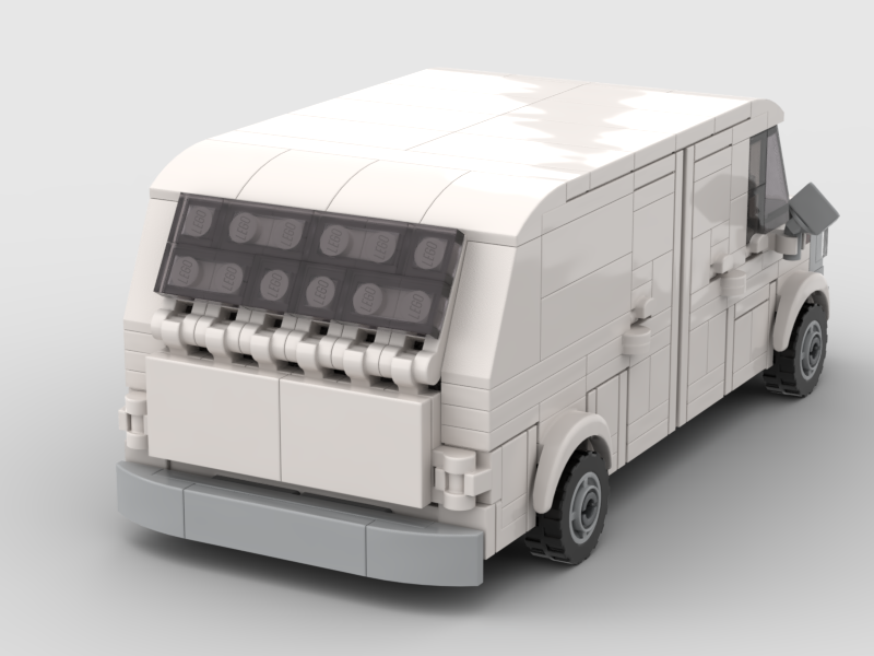 Custom Lego moc Late 70s Early 80s Chevrolet Van