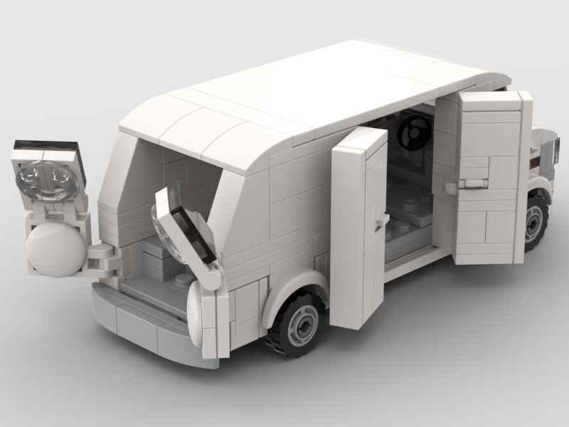 Custom Lego moc Late 70s Early 80s Chevrolet Van